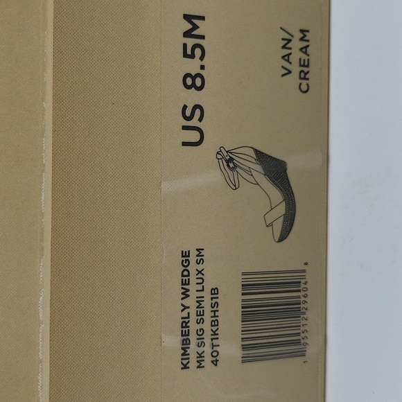 1020- MICHAEL Michael Kors Kimberly Espadrille Wedge Sandals Size 8.5 NWT - Picture 7 of 9